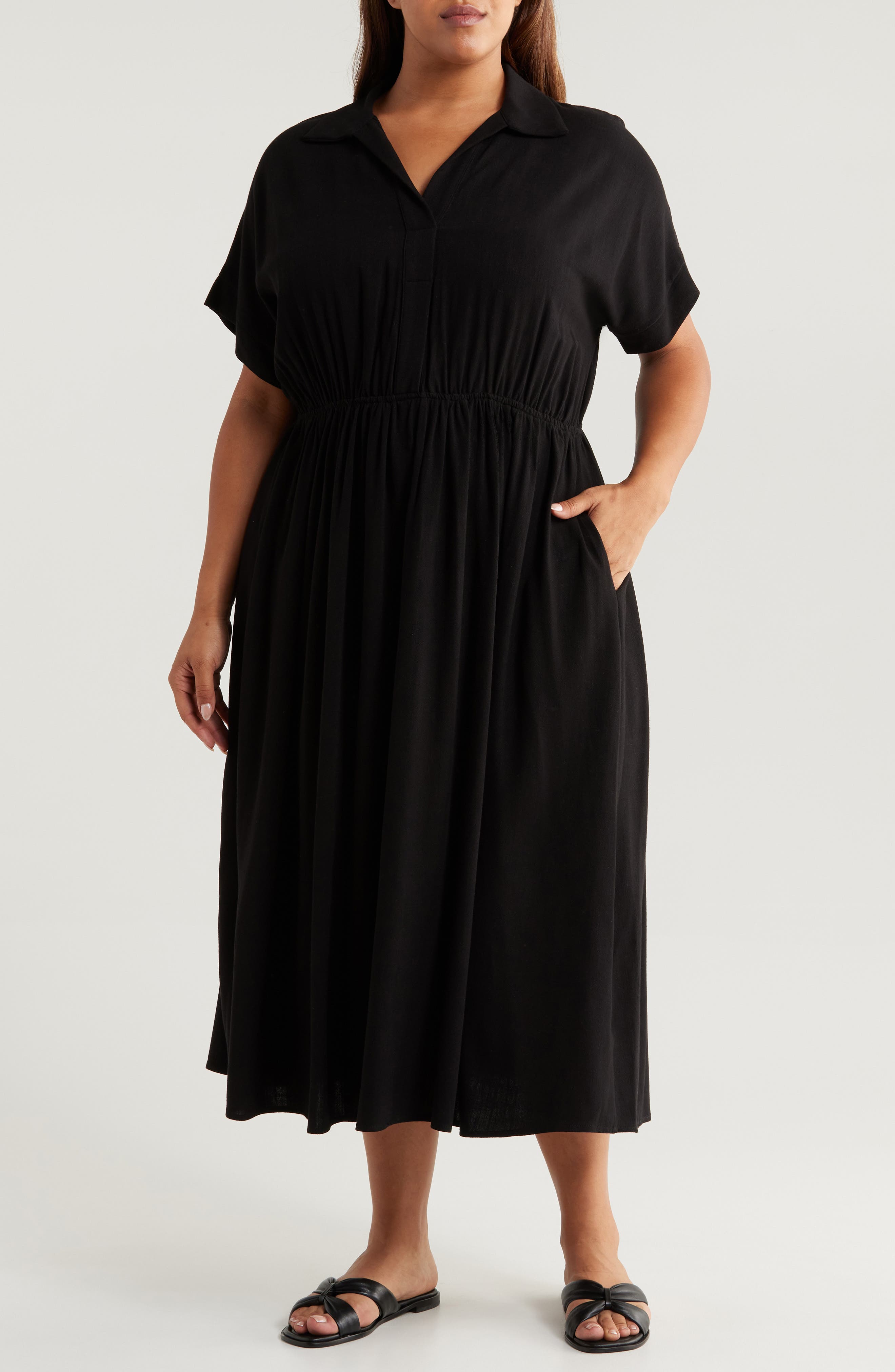 Renee C Short Sleeve Dress