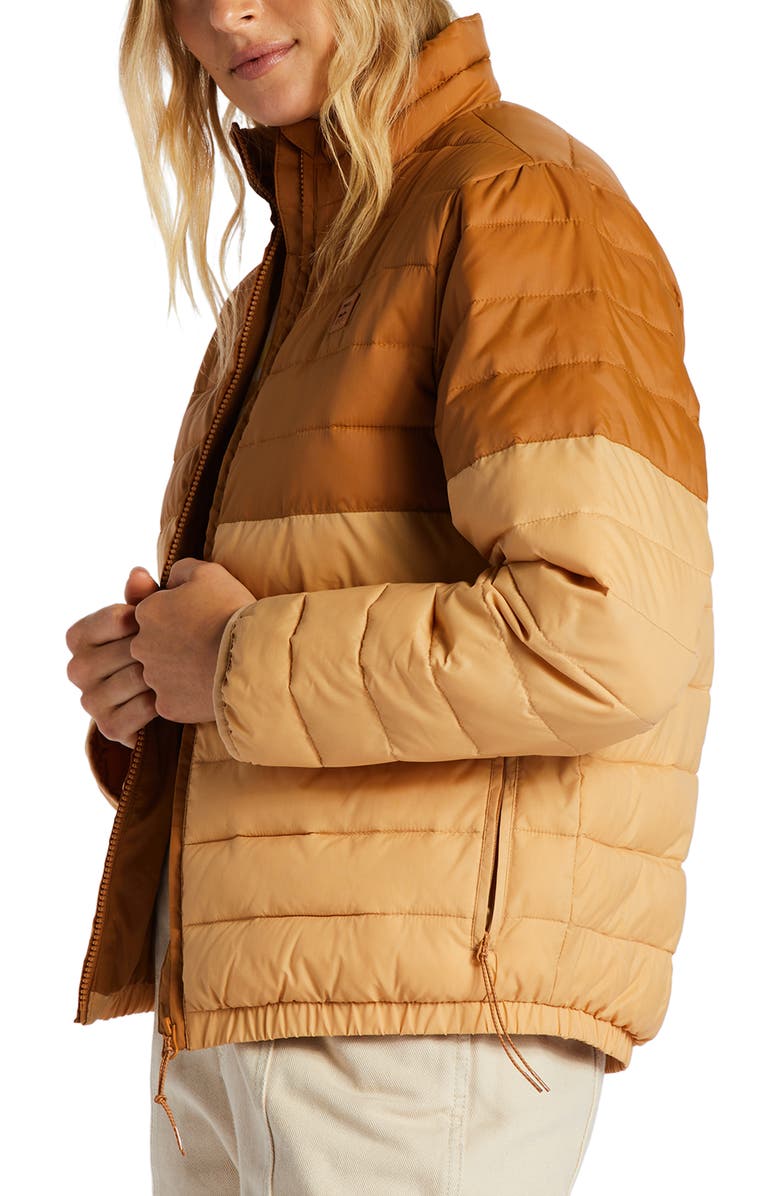 Billabong Never Stop Packable Water Repellent Puffer Jacket, Alternate, color, 