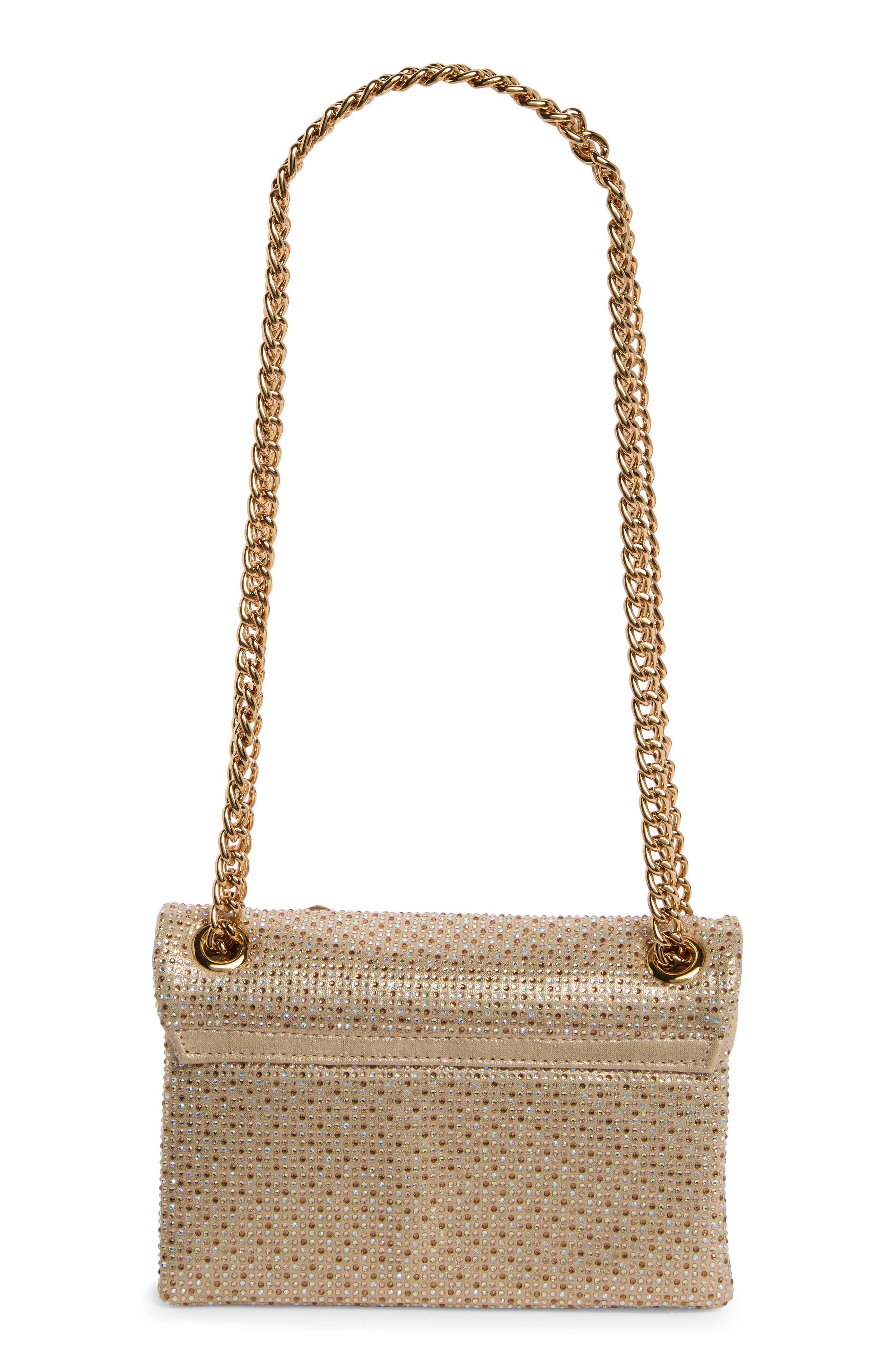 Octavia Mini Brixton Crystal Embellished Crossbody Bag, Alternate, color, GOLD