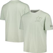 PRO STANDARD Men's Pro Standard Mint Miami Marlins Neutral CJ Dropped Shoulders T-Shirt