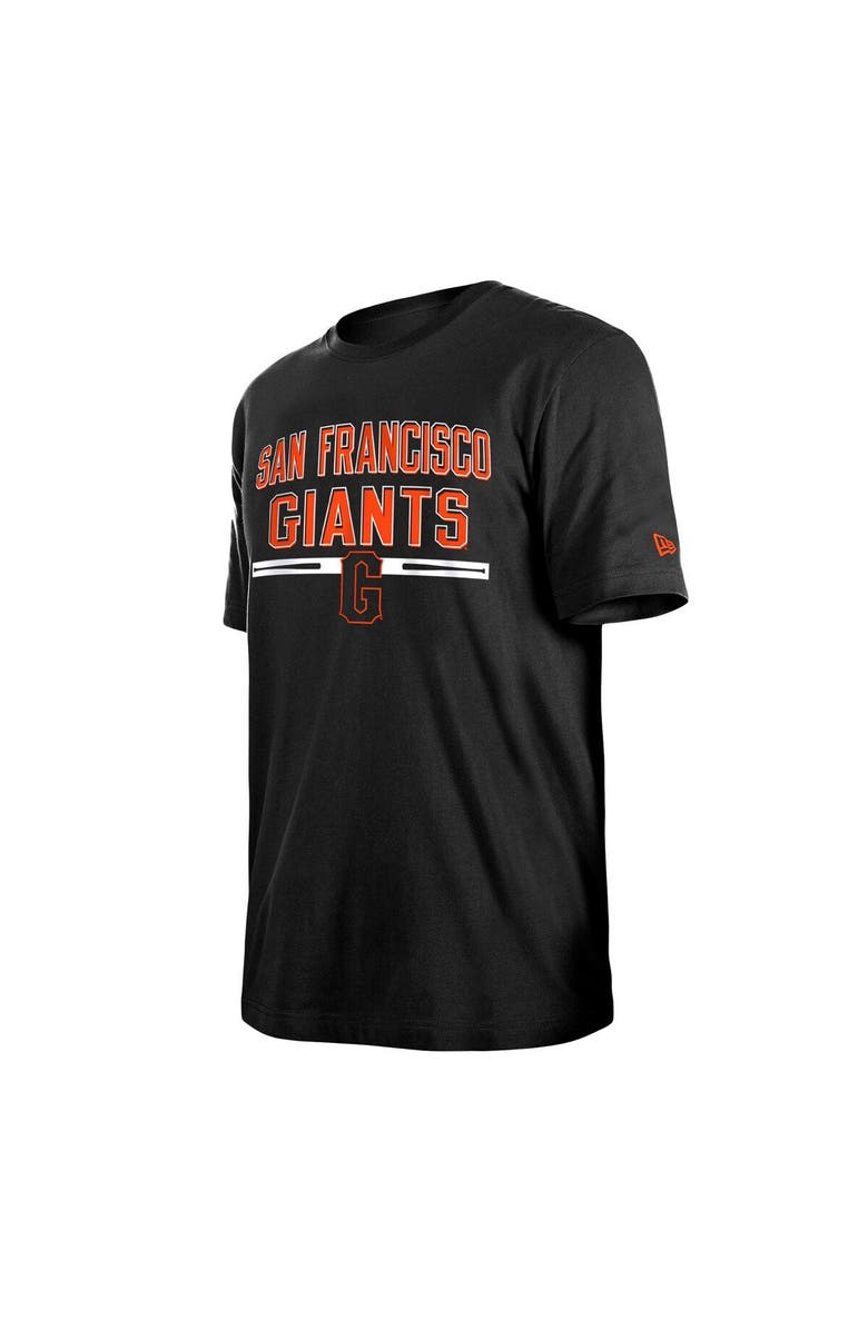 New Era Men's New Era Black San Francisco Giants Batting Practice T-Shirt, Alternate, color, Black