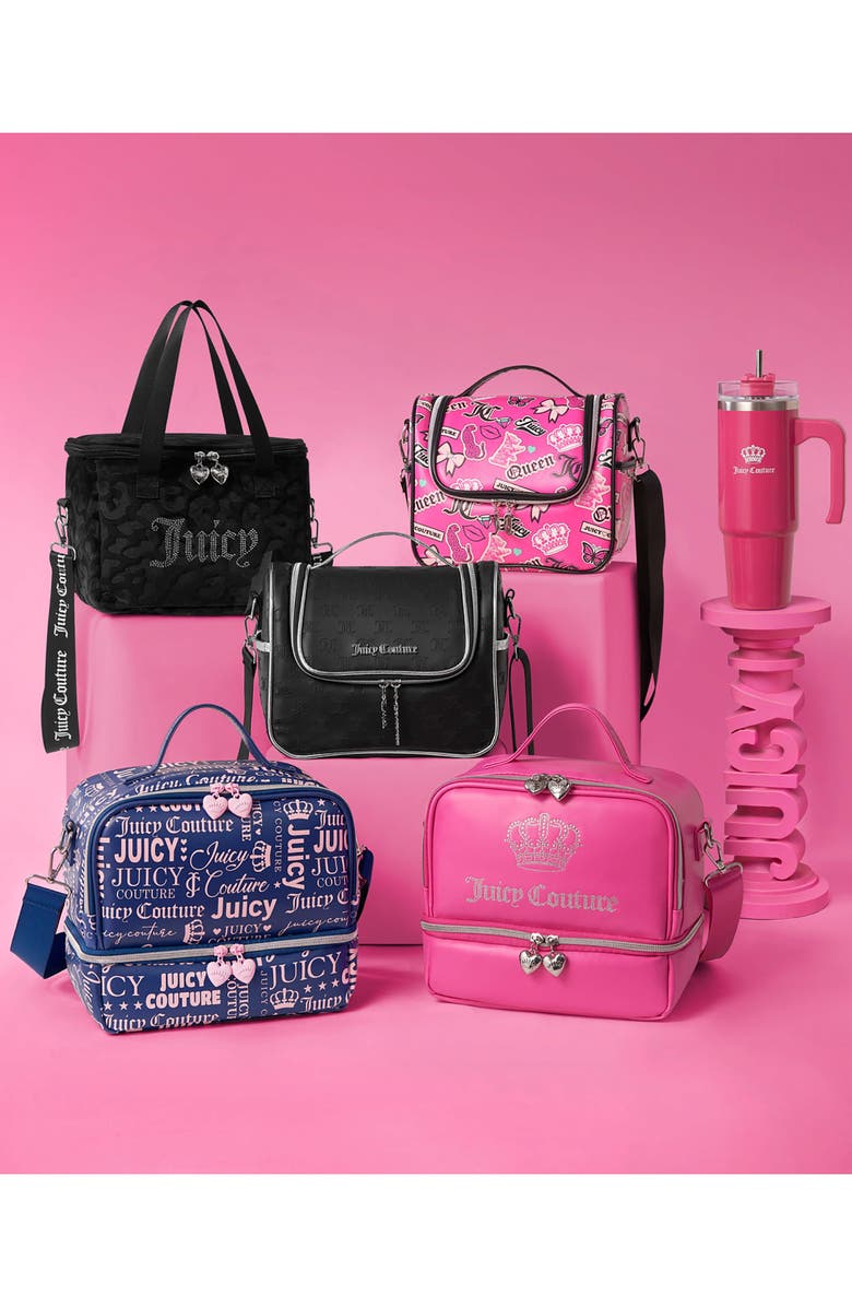 Juicy Couture Insulated Cooler, Alternate, color, Black