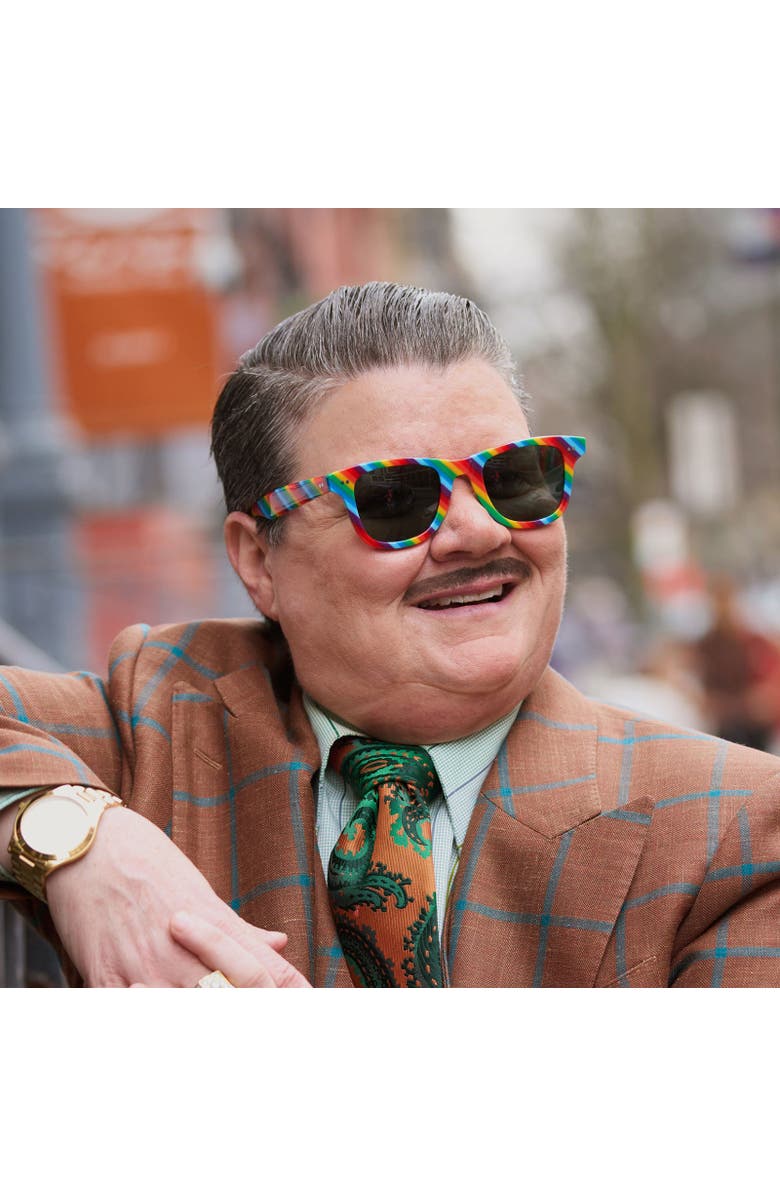 Caddis Porgy Backstage Pride | Polarized Sunglasses, Alternate, color, Pride - Polarized Gray-Green