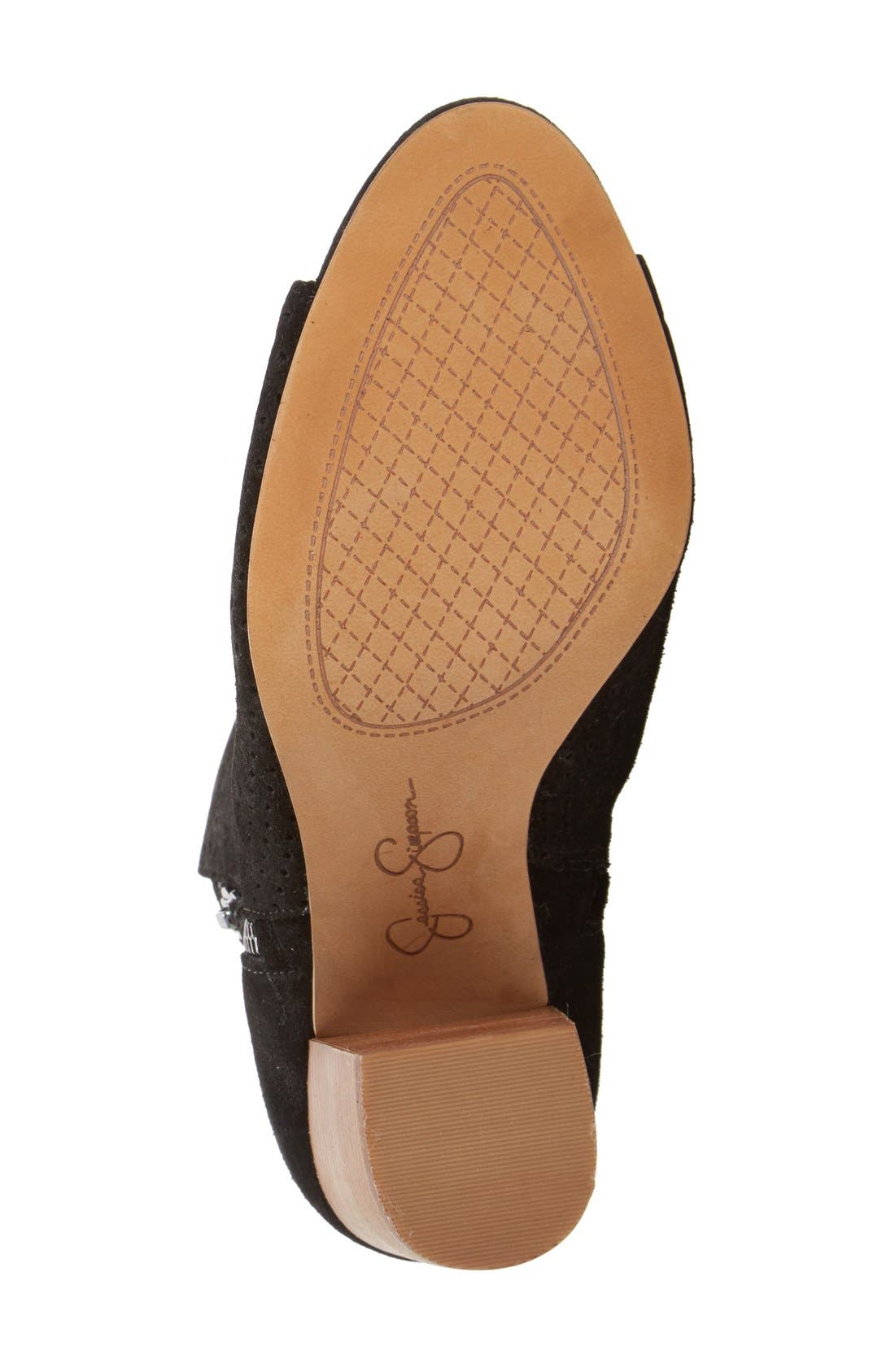 Jessica Simpson 'Keris' Open Toe Bootie, Alternate, color, 