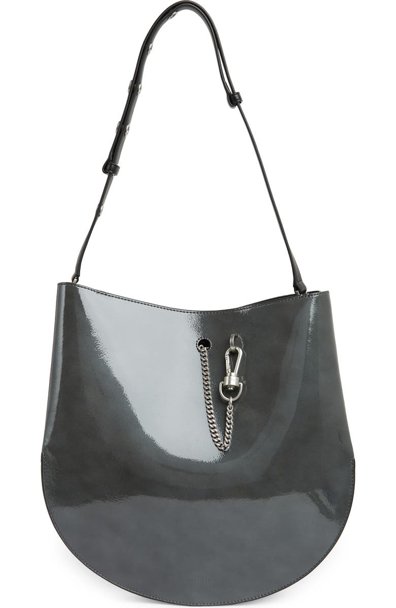 AllSaints Beaumont Hobo Bag, Main, color,