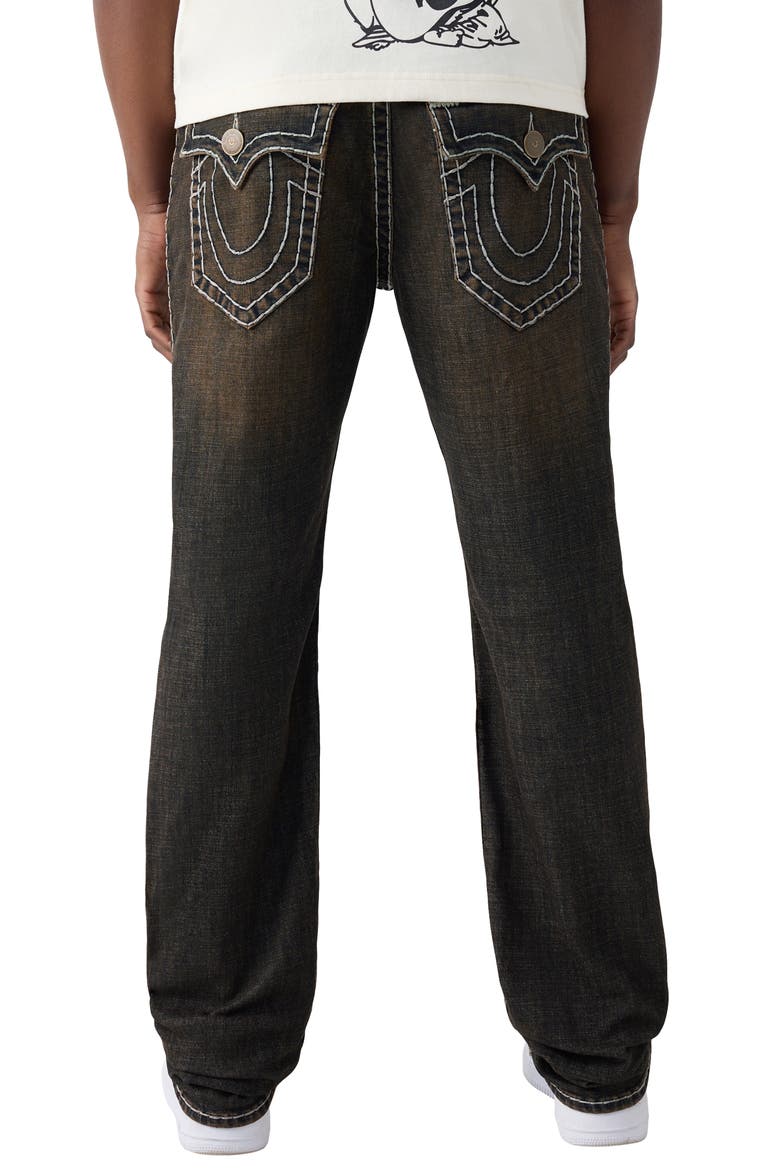 Ricky Super T Flap Straight Jeans, Alternate, color, SUNSET STEREO DARK WASH