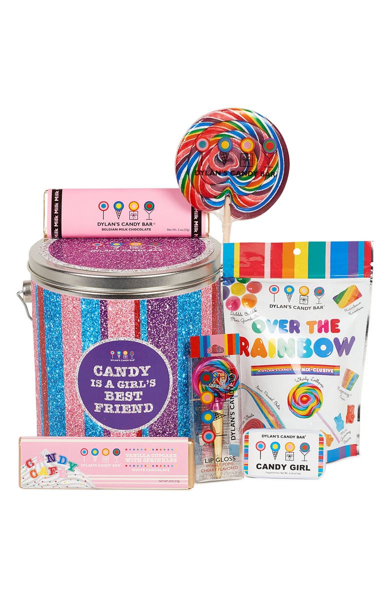 Dylan's Candy Bar Candy Is a Girl's Best Friend Bucket, Alternate, color,