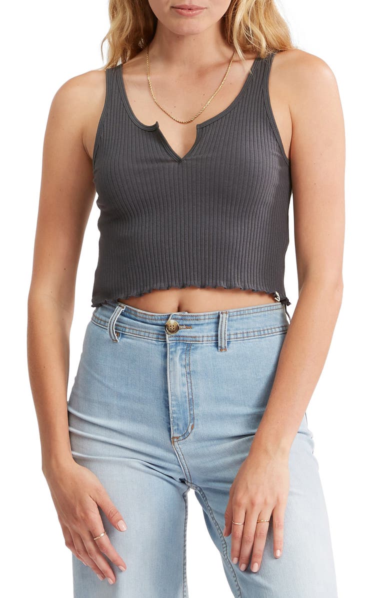 Billabong Notch Crop Tank, Main, color, 