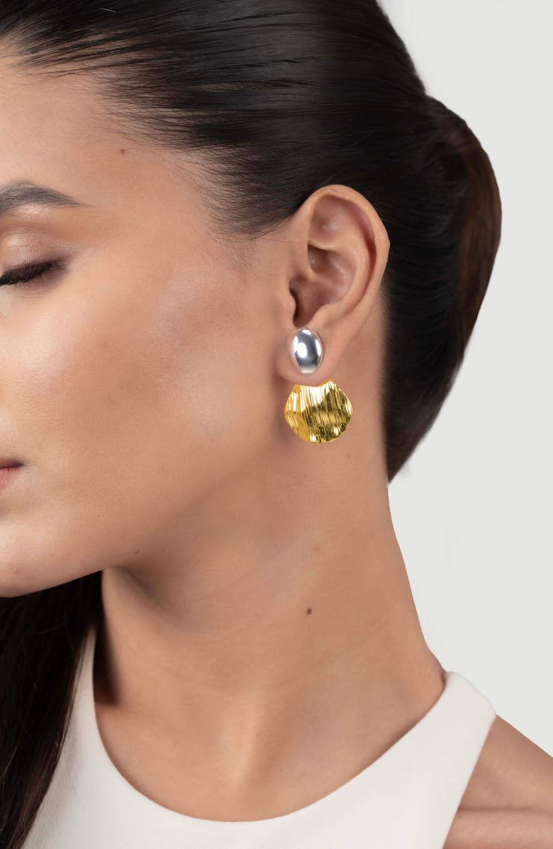 NAVEDA Bloom Hana Front/Back Drop Earrings, Alternate, color, 