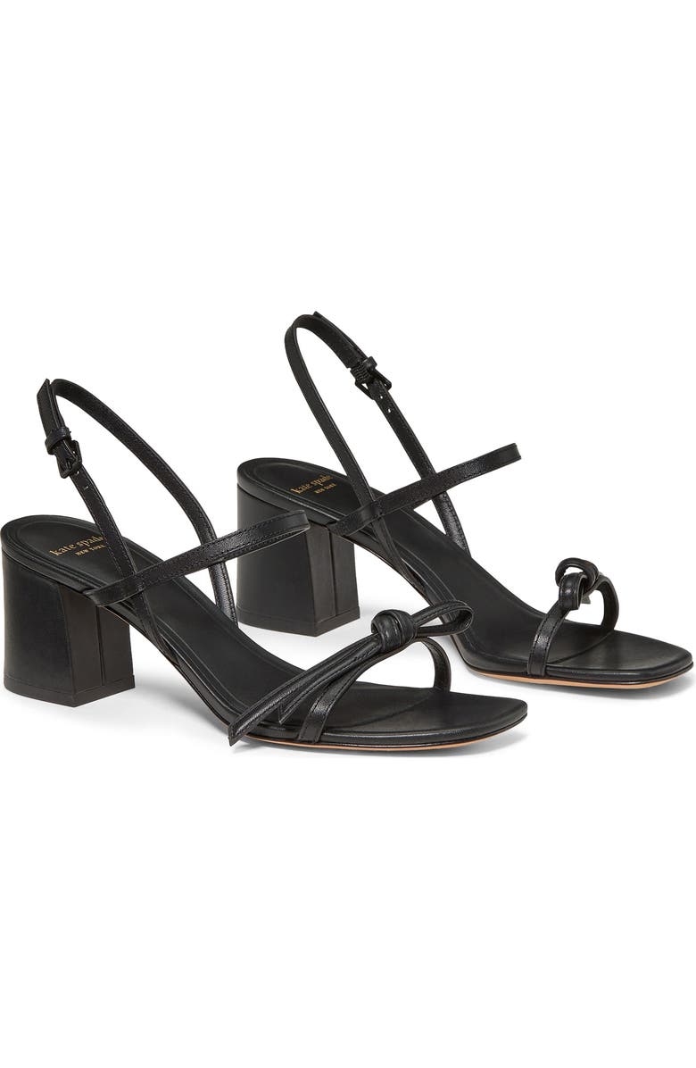 Kate Spade New York loop slingback sandal, Alternate, color, Black