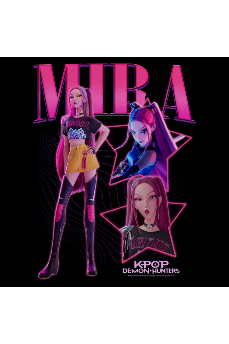 Boys' Mira Super Star Logo T-Shirt, Alternate, color, Black