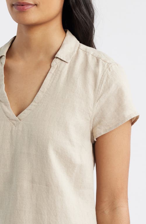 Tommy Bahama Two Palms Short Sleeve Linen Dress