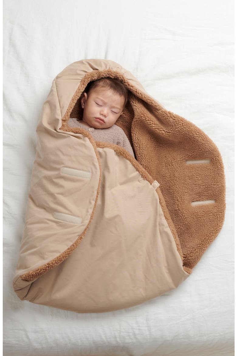 Nido Benji Winter Wrap, Alternate, color, OAT/ CACAO