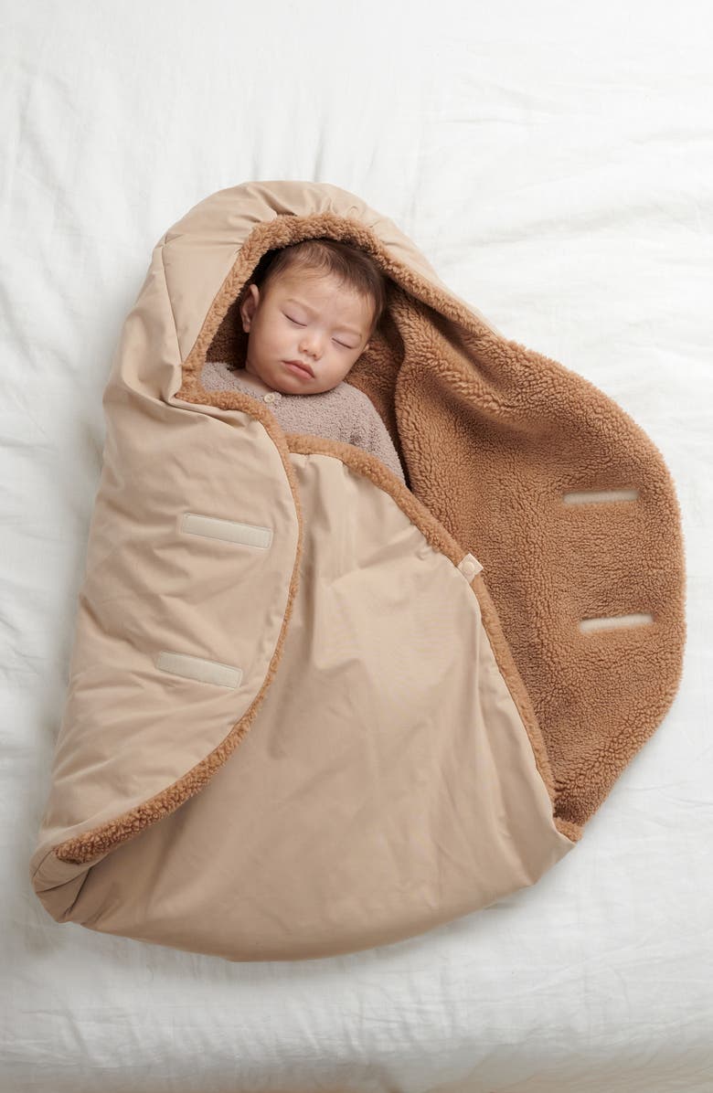 7 A.M. Enfant Nido Benji Winter Wrap, Alternate, color, Oat/ Cacao