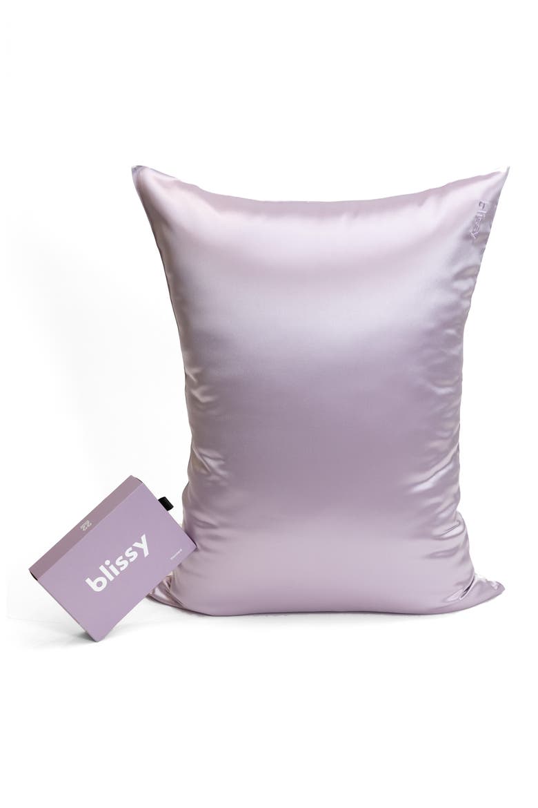 Mulberry Silk Pillowcase, Alternate, color, LAVENDER