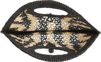Le Petit Rond Spiaggia Raffia Handbag