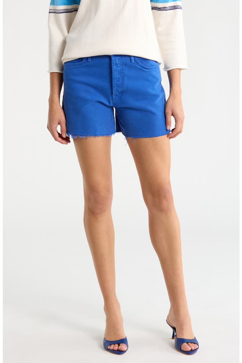 The Skipper Frayed Shorts, Main, color, CATS AND DOGS -VICTORIA BLUE