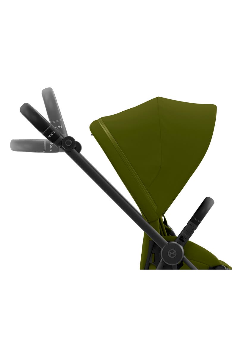 CYBEX MIOS 3 Compact Lightweight Stroller, Alternate, color, Khaki Green