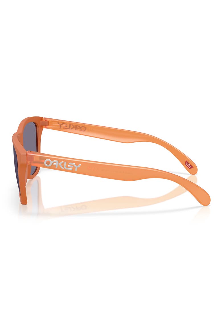 55mm Polarized Rectangular Sunglasses, Alternate, color, MATTE GINGER / PRIZM GREY