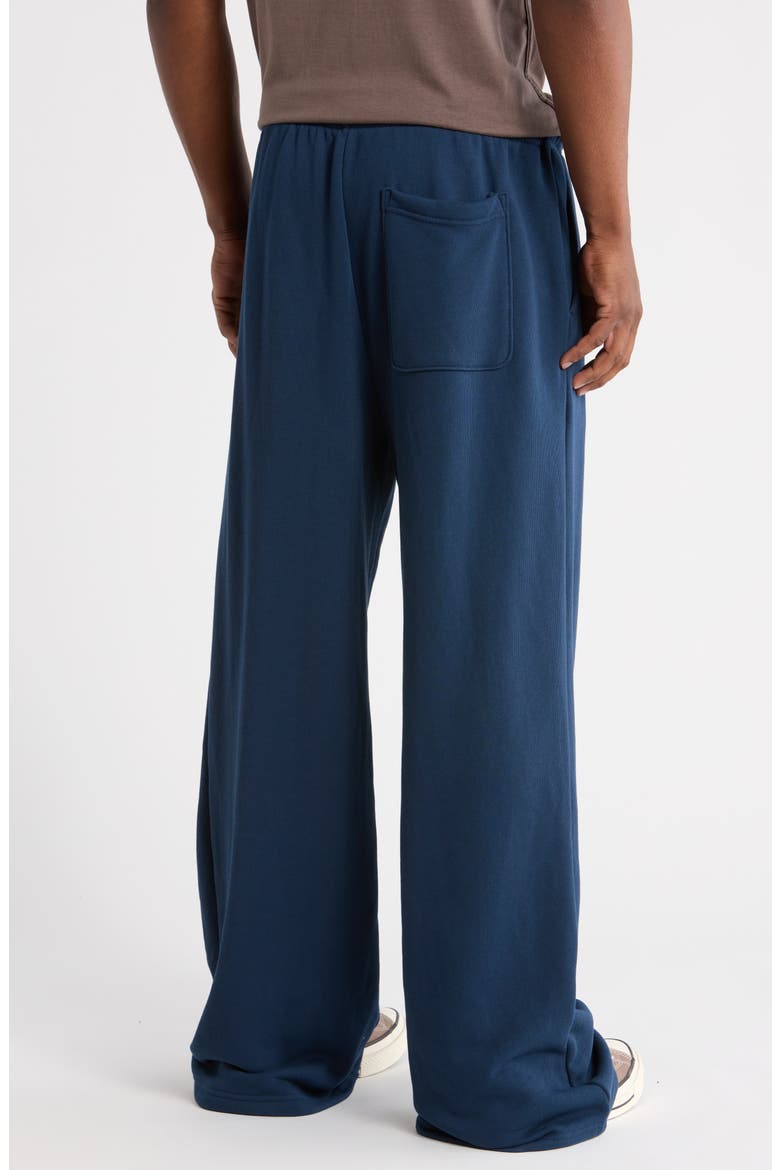 Baggy Cotton Blend Pants, Alternate, color, NAVY SPELLBOUND