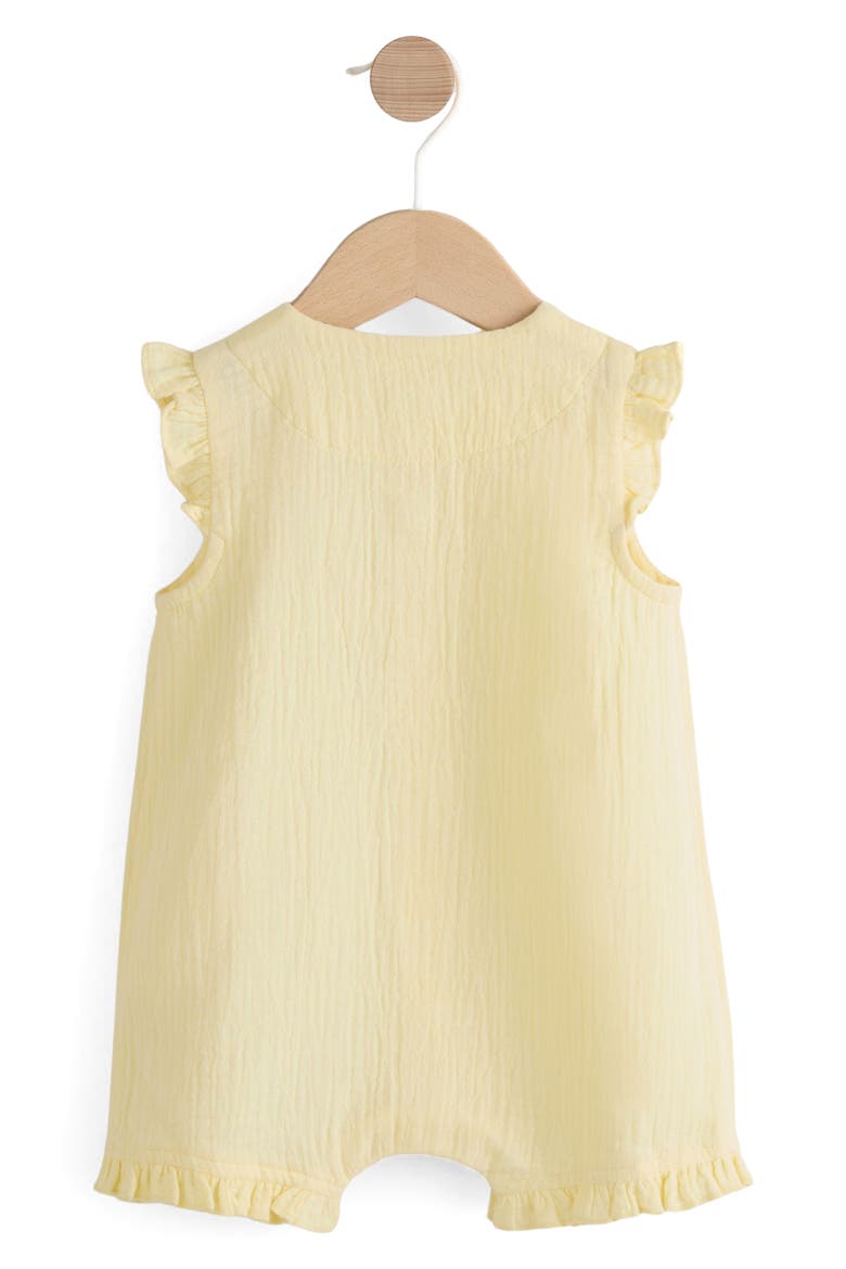 Cheesecloth Frill Romper, Alternate, color, YELLOW