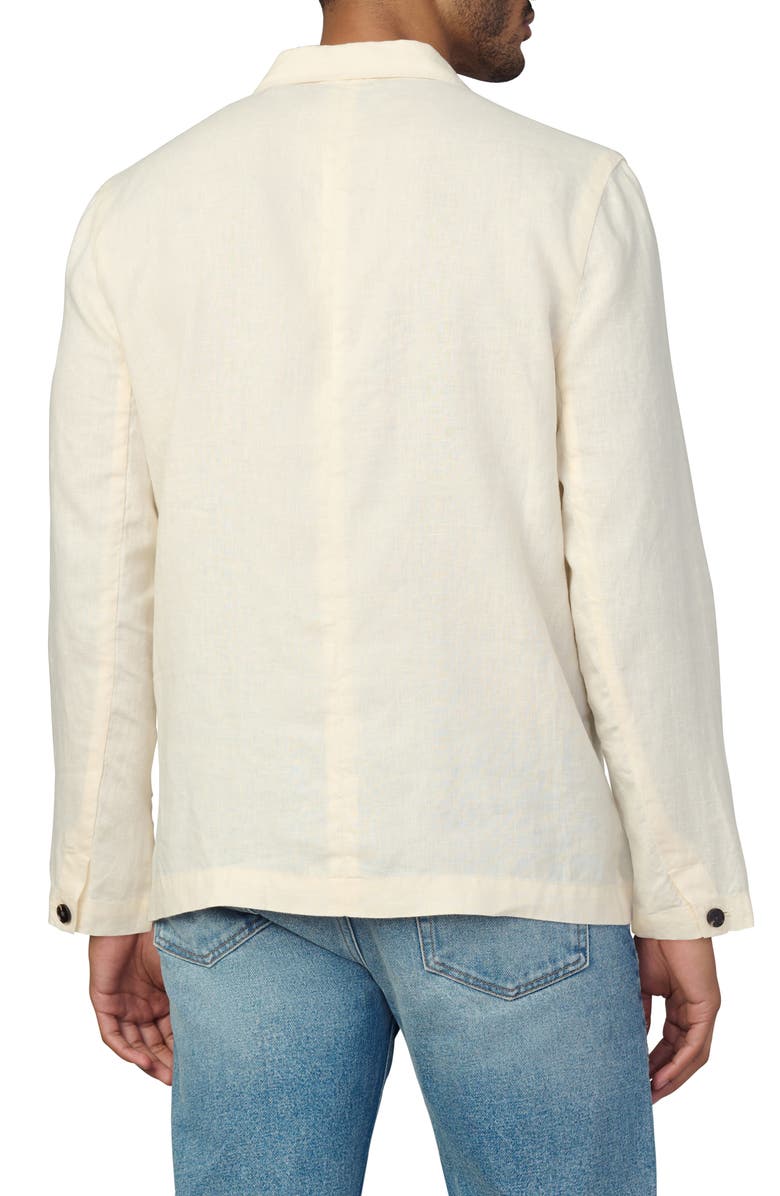 Joe's Hemingway Writer's Long Sleeve Camp Shirt, Alternate, color, Papyrus