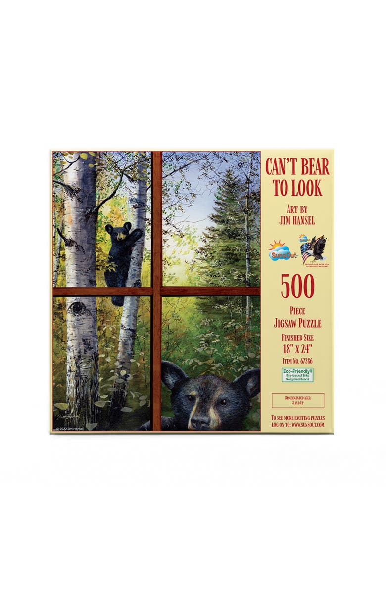 Sunsout Can't Bear to Look 500 piece Jigsaw Puzzle for Adults, Alternate, color, Multicolor