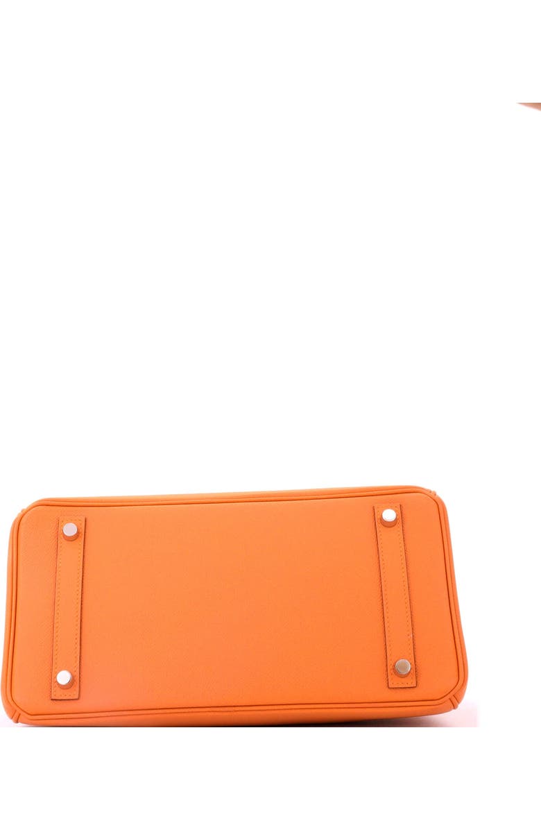 Pre-Owned Hermes Birkin Handbag Orange Epsom with Palladium Hardware 30, Alternate, color, Orange H