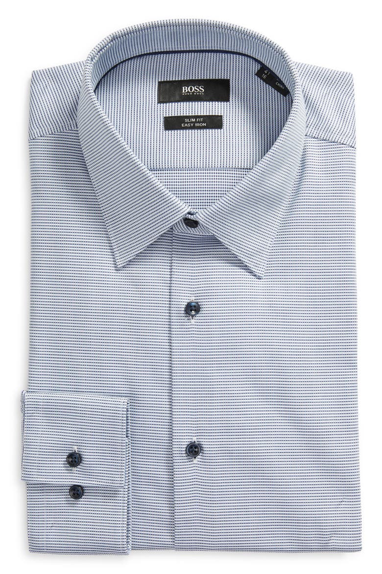 Jano Slim Fit Dress Shirt, Main, color, LIGHT/ PASTEL BLUE