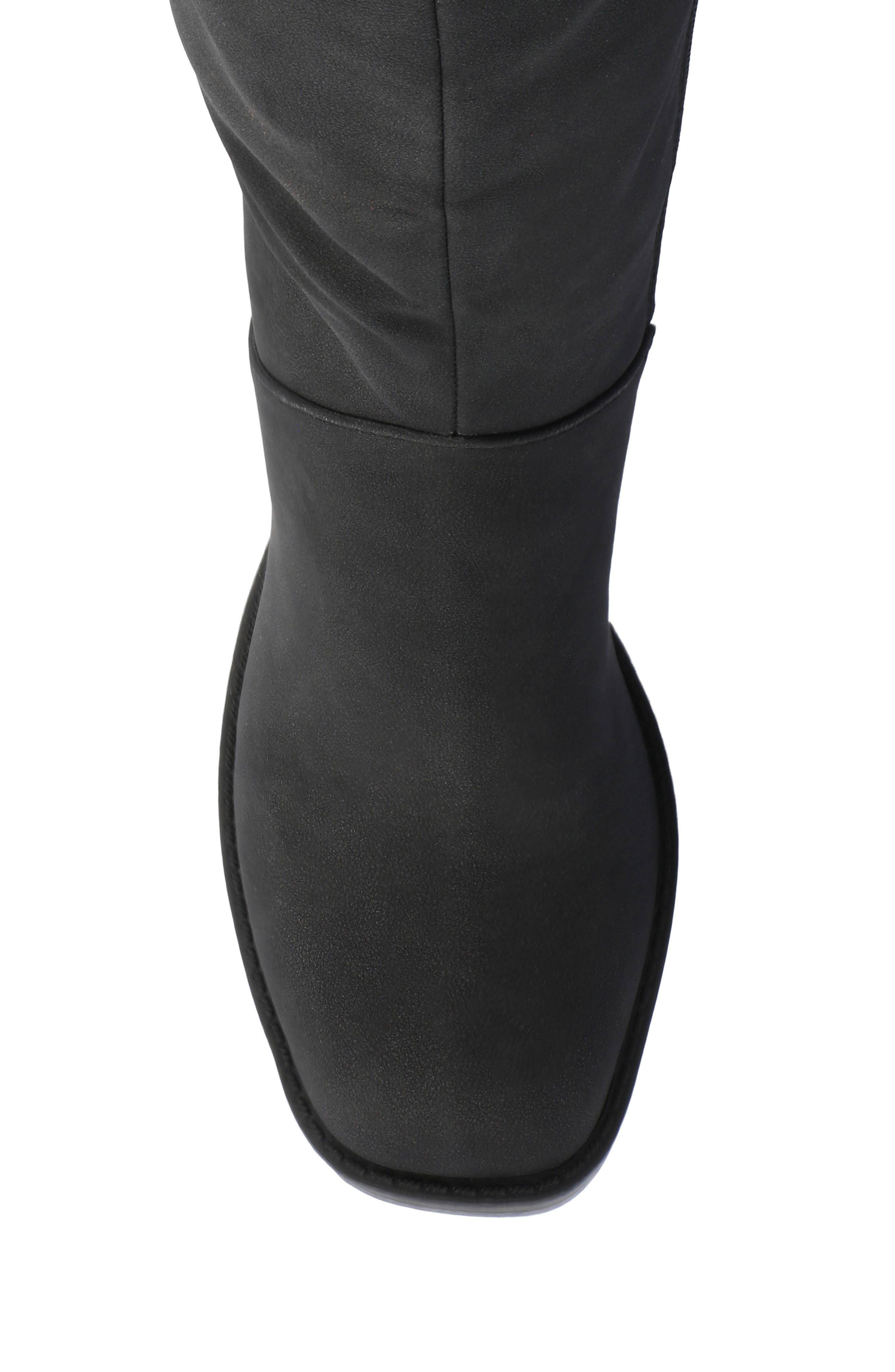 Journee Collection Letice Knee High Boot, Alternate, color, Black