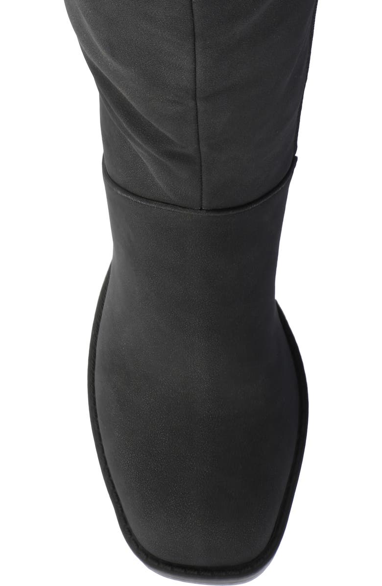 Journee Collection Letice Knee High Boot, Alternate, color, Black