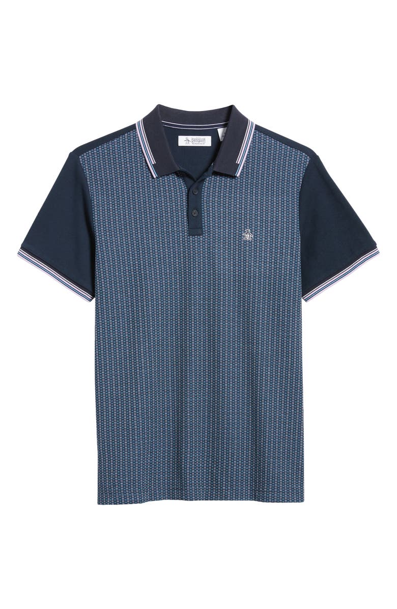 Original Penguin Jacquard Basketweave Polo, Alternate, color,