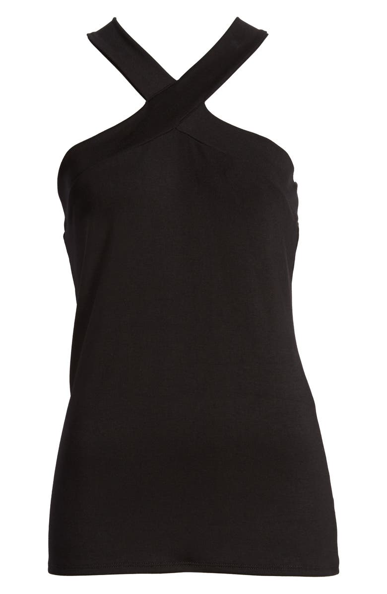 Loveappella Halter Neck Tank Top, Alternate, color, 