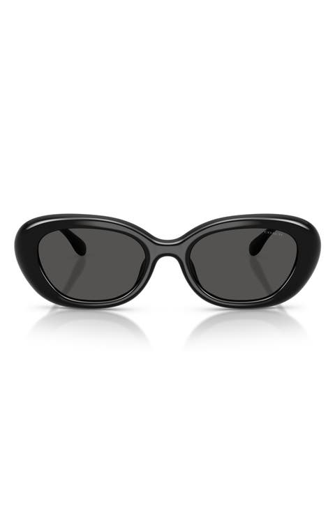 54mm Pillow Oval Sunglasses