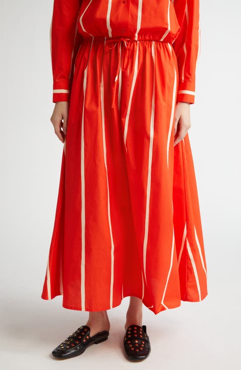 Buklee Puhveli Cotton Maxi Skirt