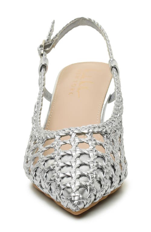 NICOLE MILLER NICOLE MILLER KNOTTY BRAIDED SLINGBACK PUMP