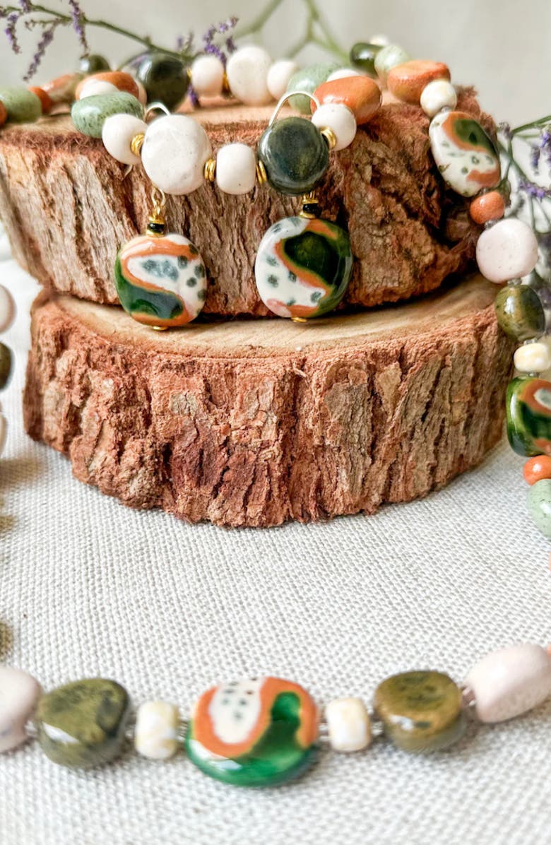 Kazuri Earth Collection - Namib Necklace - 30'', Alternate, color, Multi