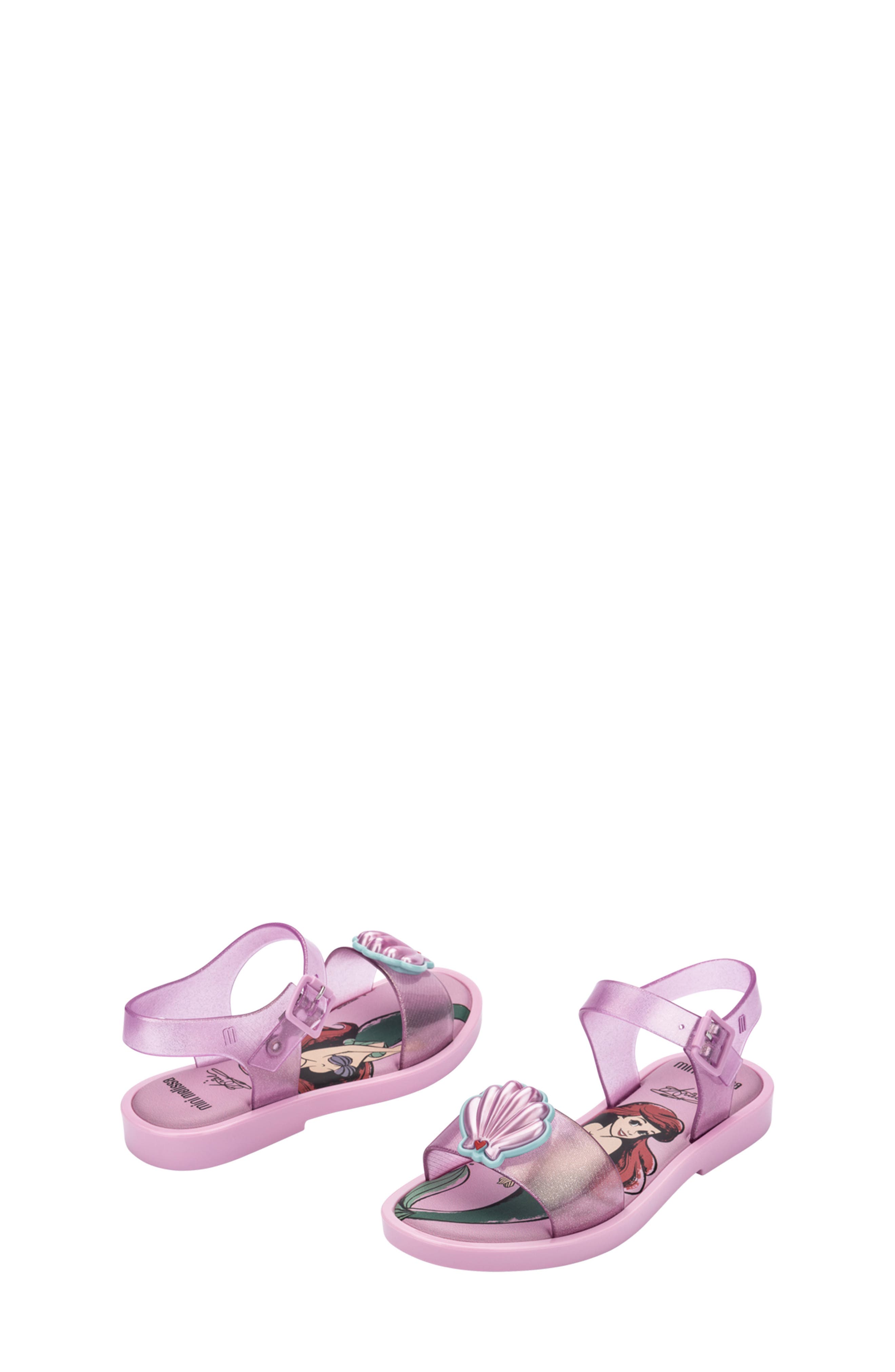 x Disney Mar Jelly Sandal, Alternate, color, PINK GLITT