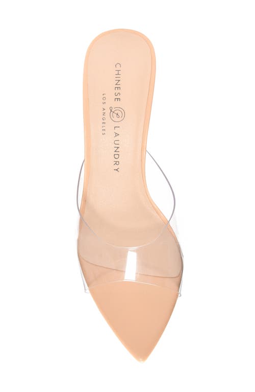 Chinese Laundry Yarah Clear Slide Sandal In Transparent