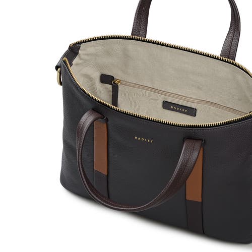 Radley Waterloo Way Medium Ziptop Satchel Bag In Brown