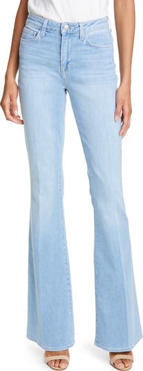 NWT L'agence Bell High Rise fashion Flare Jeans Delta Blue Size 26