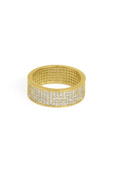 Petit Pavé Thick Stacking Ring
