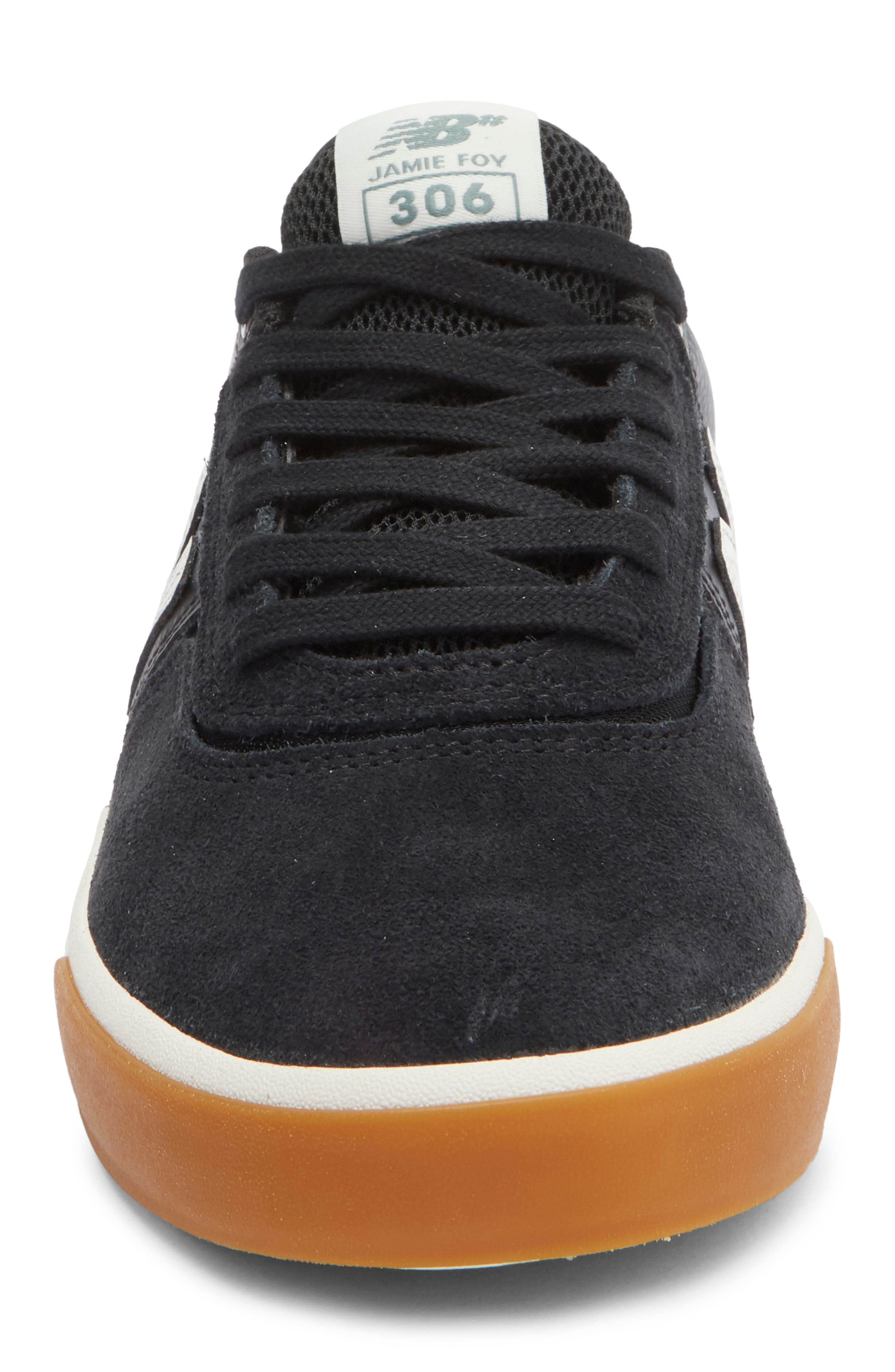 New Balance 306 Skate Sneaker, Alternate, color, Black/ Sea Salt