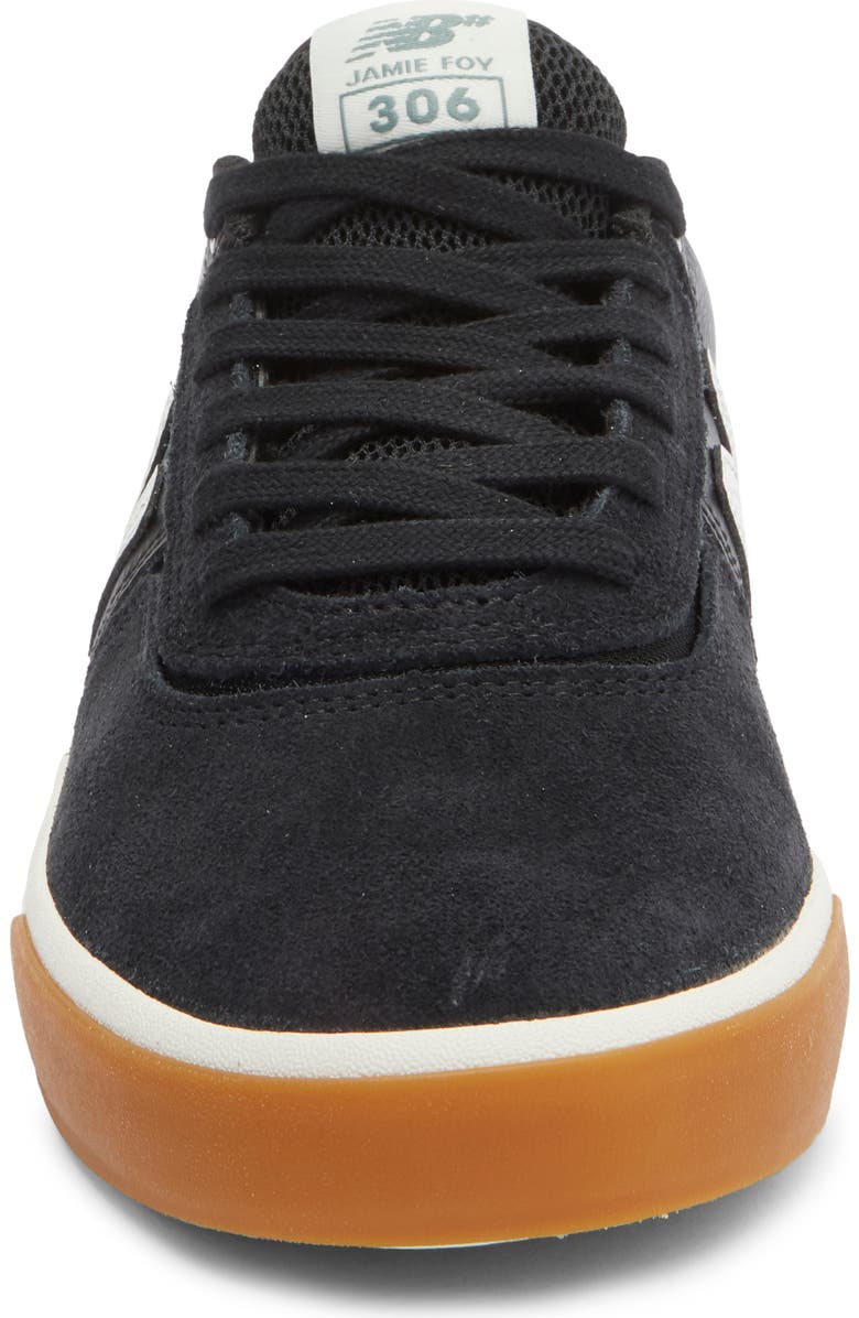 New Balance 306 Skate Sneaker, Alternate, color, Black/ Sea Salt
