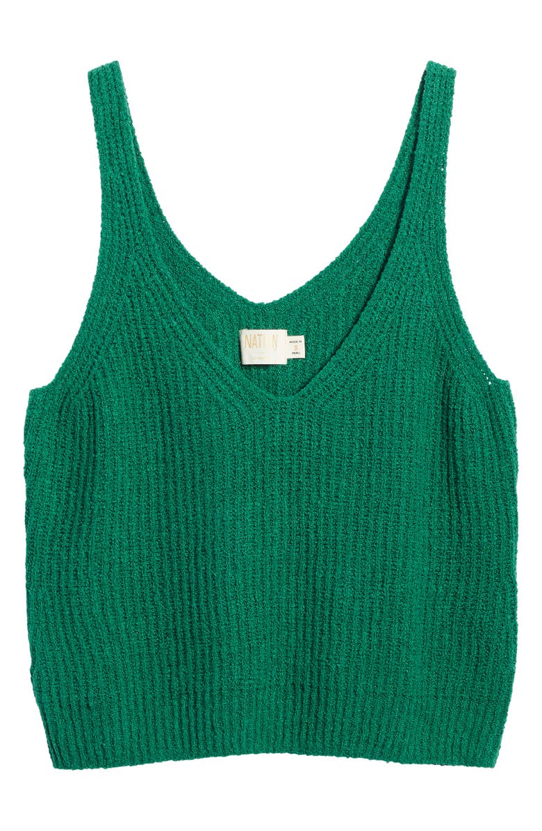 Nation LTD Cece Sweater Tank, Alternate, color, Verdant Green