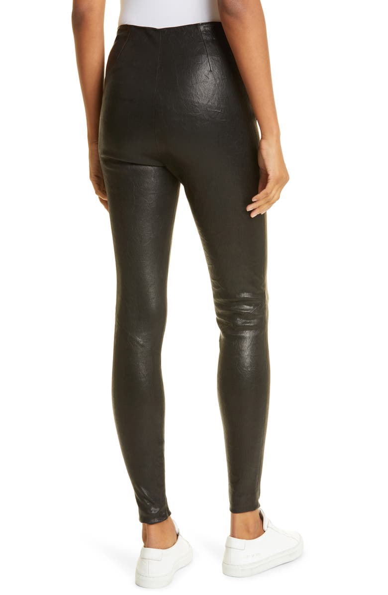 FRAME Leather Leggings, Alternate, color, 