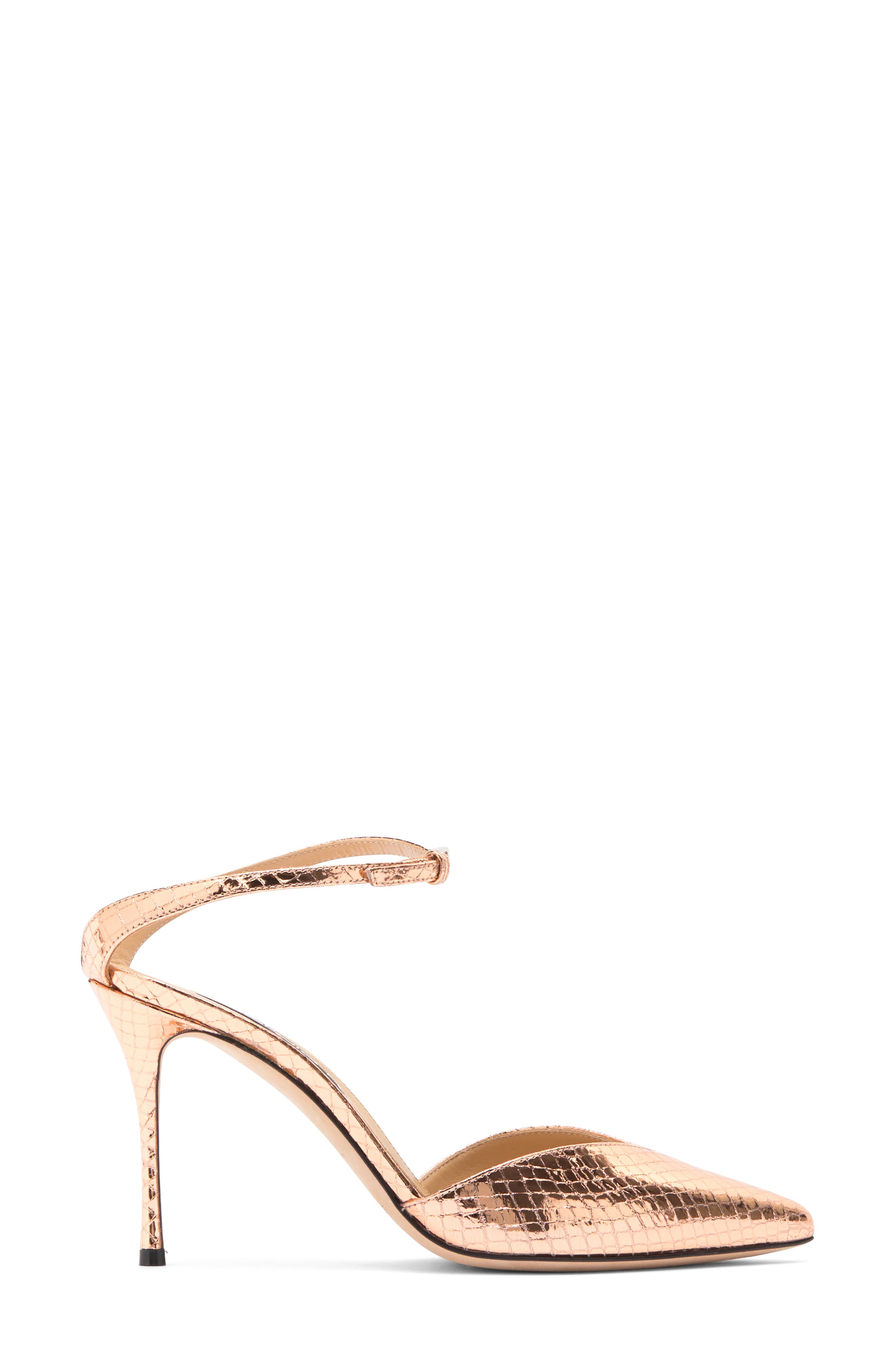 Sergio Rossi Open Heel Pump, Alternate, color, 