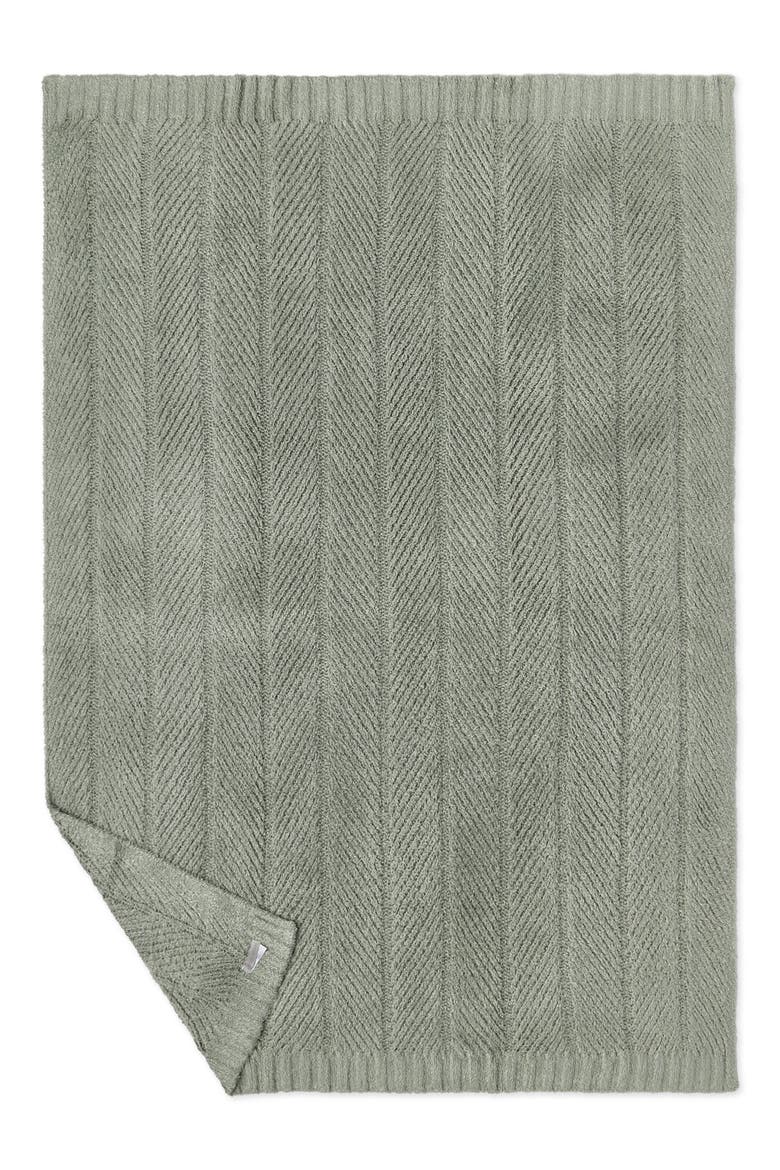 CozyChic® Herringbone Throw Blanket, Alternate, color, WAVE