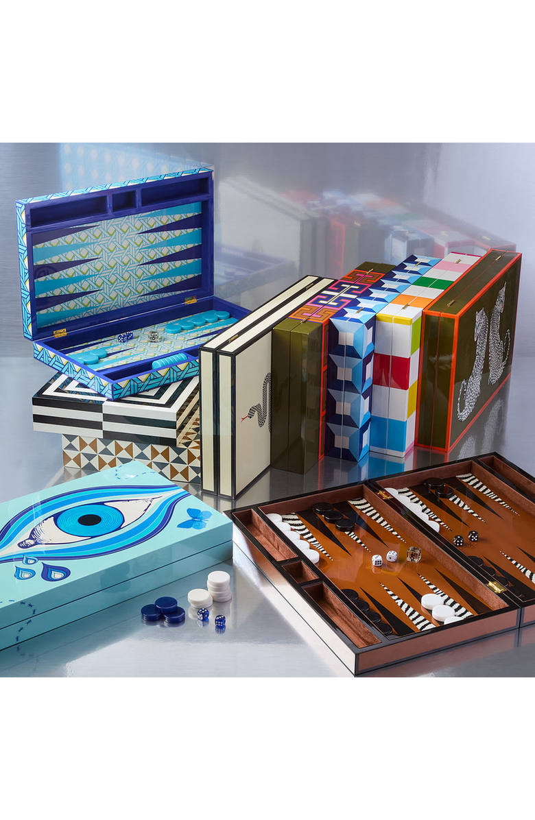 Jonathan Adler Zebra Backgammon Set, Alternate, color, 