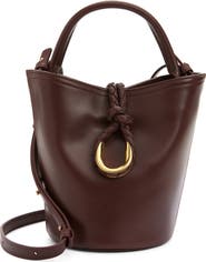 Bottega Veneta Mini Liberta Leather Bucket Bag